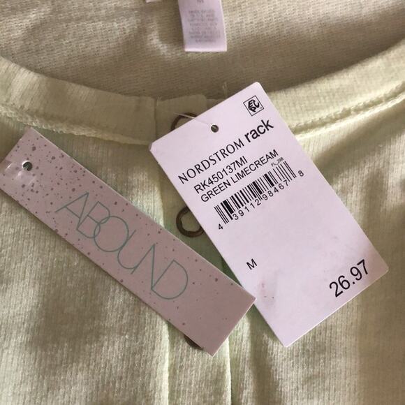 NWT Abound lime green long sleeve crop top size medium - Picture 7 of 8